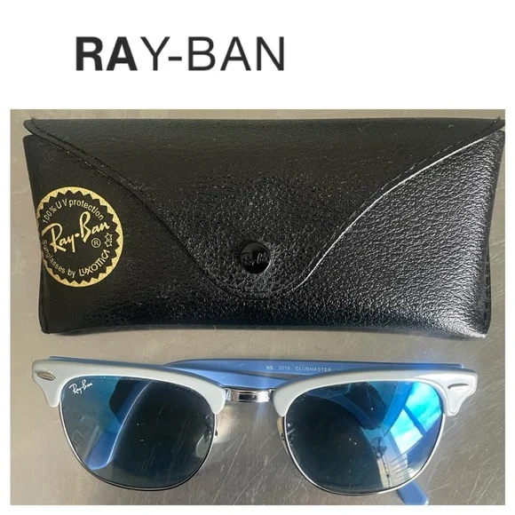Ray-Ban | Accessories | Rayban Baby Blue Silver With Blue  display picture 2